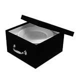 Euro China Storage - Dinner Plate Case with Black Booklinen Cover