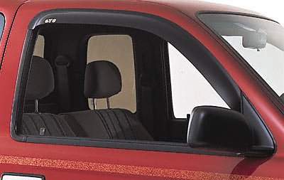 Best Price GT Styling 40540 Carbon Fiber Sport Vent-Gard Window Deflector - 2 Piece