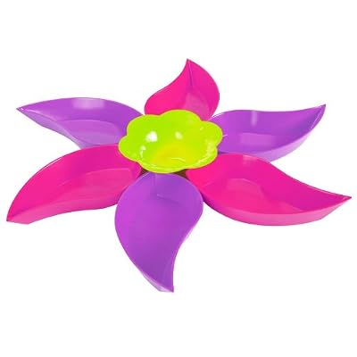 Flower Table Art Serving Set - Pink and Orchid (7-pieces)