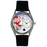 Whimsical Watches Women's S0820002 Hockey Black Leather Watch