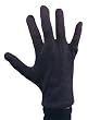 Adult Black Masquerade Costume Gloves - Adult Std.