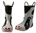 Women's Western Chief Rubber Black & White Novelty Cow Boots Black & W