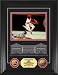 Ozzie Smith HOF Archival Etched Glass 24KT Gold Coin Photo Mint