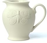 Small MIni White Butterfly Jug.