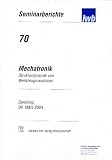 Produkt-Bild: Mechatronik: Strukturdynamik von Werkzeugmaschinen