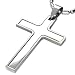 Urban Male Men's Stainless Steel Simple Cross & Chain