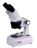 Review GX Microscopes  / GX Microscopes XTX-7C-W Dual Magnification Stereo Microscope, Binocular Head, Two Magnifications: 2X/4X, High Power, Top & Bottom Halogen Light, Arm Stand