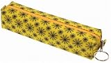 3D Lenticular Pencil / Cosmetic Purse / Case, GLOBO , MOVING WHEELS, Yellow