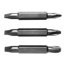 Vermont American 16482 3-Piece Icebit Double-Ended Screwdriver Bit Set