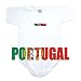 BABY BODYSUIT WHITE FLAG COLOR  PORTUGAL  3 - 6 Months