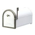 Architectural Mailboxes Coronado Box - White with Antique Bronze