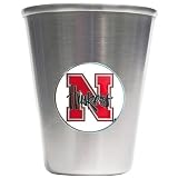 Bergamot Nebraska Cornhuskers Stainless Steel Shot Glass Set of 4