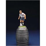 Footballer Hand Painted English Pewter Bottle Stopper