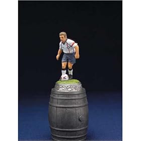 Footballer Hand Painted English Pewter Bottle Stopper