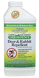 deer out repellent-Liquid Fence 113 Deer and Rabbit Repellent, 40-Ounce Concentrate  Free Shipping