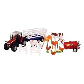 Massey Ferguson Tractor, Trailer and Farm