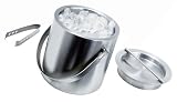 Review Le Creuset 501020000 / Screwpull Stainless Steel Ice Bucket & Tongs