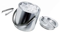 Screwpull by Le Creuset Ice Bucket & Tongs, Stainless Steel