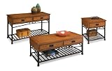 Home Styles 5050-20 - Modern Craftsman Coffee Table Set (Oak)