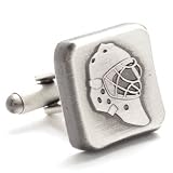Hockey Goalie Mask NHL Cufflinks Cuff Links