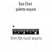 3mm Flat Round Sequin Paillettes ~ Pale Pink Frost Iridescent Rainbow ~ Loose Sequins for Embroidery