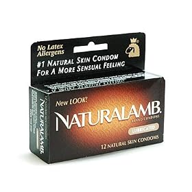 12-Trojan Naturalamb Kling Tite Natural Skin Condoms Lubricated Non Latex