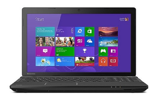 Toshiba C55-A5281 16 Inch Laptop (2.4 GHz Intel 2020M Processor, 6GB RAM, 750GB Hard Drive, SuperMulti DVD Burner, Windows 8) PC, Computer, Hardware