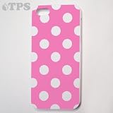 iPhone 5 ケース / NEW iPhone5用 ハードケース TPSbAオリジナル 水玉 ドット柄 ピンク