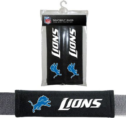 Bsi Products Bsi NFL Detroit Lions Seat Belt Pads (2Pk)