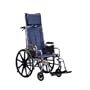 Invacare IVC Tracer SX5 Recliner w Footrest BLUE 18 in Seat Width Removable Dsk Arms