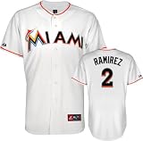 Hanley Ramirez Youth Florida Marlins Home White Replica Jersey