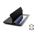 StilGut Couverture Case Tasche aus feinstem Leder f�r Apple iPad 2 unterst�tzt Smart-Cover Funktion in schwarz - Version 2