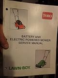 Printed1999 TORO & LAWN-BOY BATTERY & ELECTRIC POWERED MOWER SERVICE MANUAL(101)