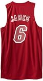 NBA Miami Heat Winter Court Big Color Swingman Jersey, #6 LeBron James, Red