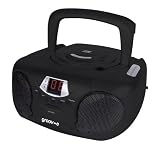 from Groov-e Groov-e GVPS713BK Boombox Portable CD Player with Radio Model GVPS713BK
