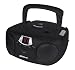 Groov-e GVPS713BK Boombox Portable CD Player with Radio