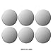 1 oz Cobalt Blue Thick Wall Glass Glass Straight Sided Jar with Black Smooth Lids (6 pack)