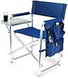 Picnic Time Portable Folding Sports Chair, Navy