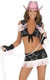 Star Studded Cowgirl - Womens Sexy Cowgirl Costume Lingerie Outfit