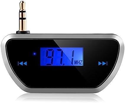 Fm Transmitter,3.5mm car Fm Transmitter Audio Radio Adapter for iPhone 6s, 6s plus, iPad, iPod, Samsung, Windows, iOS, and Android Smart Phones