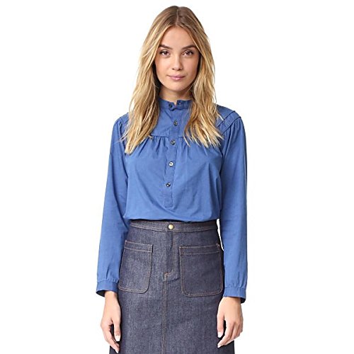 アーペーセー A.P.C. レディース シャツ Ingalls Blouse Indigo D [並行輸入品]