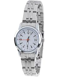 Orient Idea Ori-0340E Stainless Steel Womans Quartz Wristwatch Timepiece - White