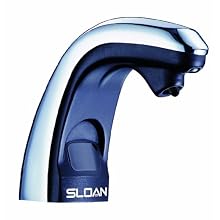 Sloan Valve ESD-250 Battery Powered Sensor Activated Electronic Soap Dispenser, Chrome/Black