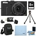 Nikon COOLPIX P310 16.1 MP CMOS Digital Camera with 4.2x Zoom NIKKOR Glass Lens and Full HD 1080p Video Premiere Bundle With 8GB SDHC Card , Digpro Case , Cleaning Kit , Tripod , And Reader