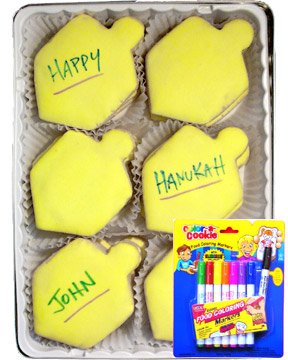 Beautiful Sweets Dreidel Fun Organic Cookies, 12 Cookies 