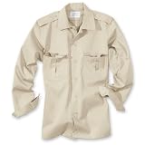 Produkt-Bild: US Diensthemd, 1/1 Arm, 2 Pattentaschen, Schulterklappen, Farbe: beige