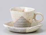 美濃萩コーヒー碗皿　c/s　カップ＆ソーサー　【美濃焼 コーヒーカップ&ソーサー】 〔キャッシュバックキャンペーン対象商品〕