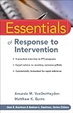 Essentials of Response to Intervention (Essentials of Psychological Assessment)