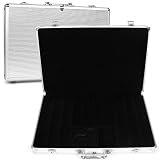 Deluxe 650 Chip Aluminum Poker Chip Case
