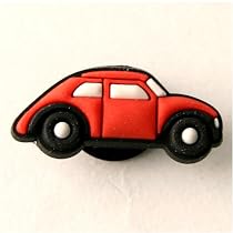 Urban Boundaries Novelty Shoe Decorations/Charms for Clogs, Crocs, Bracelets, & More (Sold Individually or in Packs) - Car ($.49)